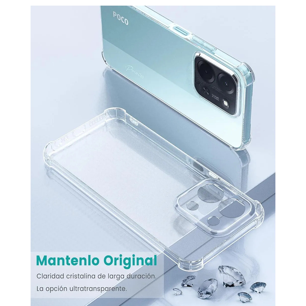 Carcasa Transparente Reforzado Para Xiaomi Poco C85 4g 