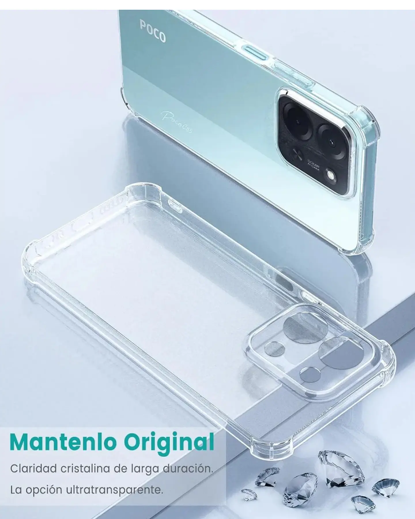 Carcasa Transparente Reforzado Para Xiaomi Poco C85 4g  7