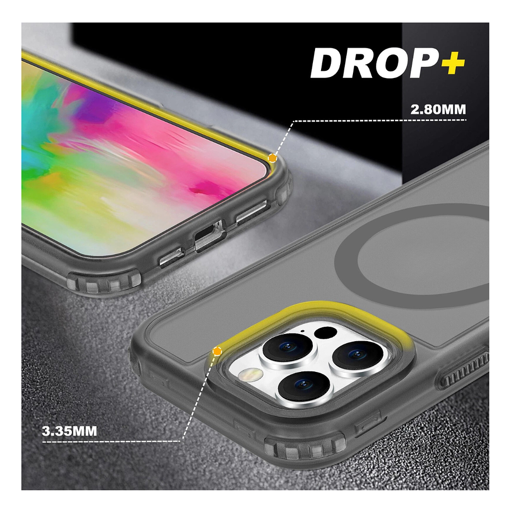 Carcasa Mate Para iPhone 17 Pro Max Funda Magnética 360 