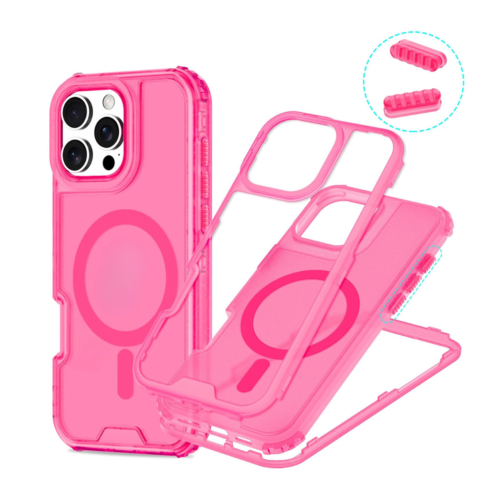 Carcasa Mate Para iPhone 17 Pro Max Funda Magnética 360 