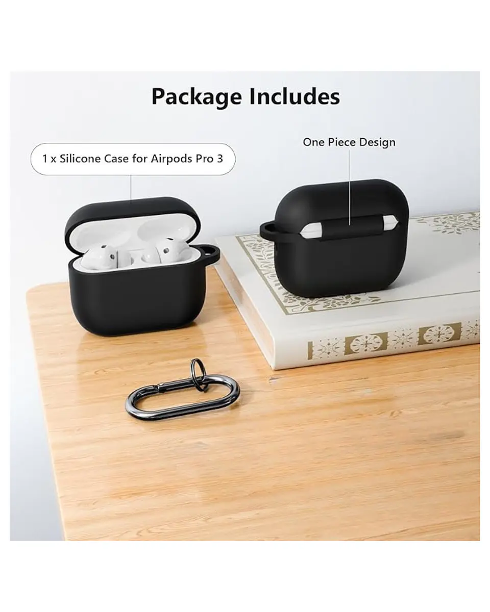 Funda Silicona Colores Transparente Para Airpods Pro 3 2025 7