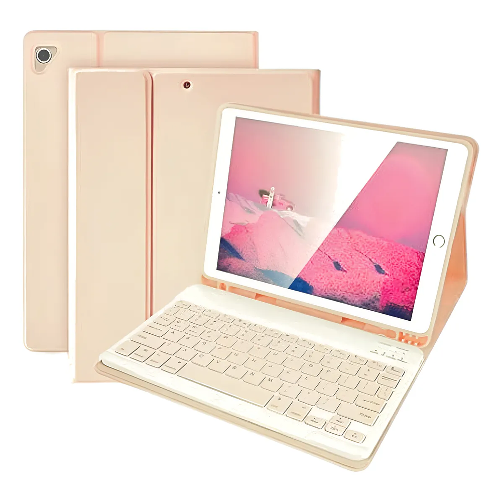 Funda + Teclado Español Para iPad 9.7 5ta Y 6ta Generación