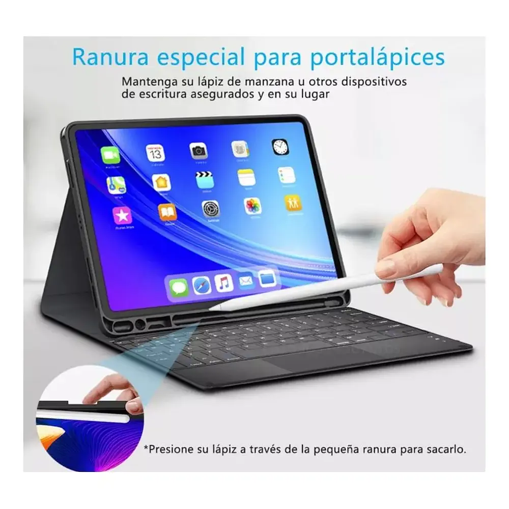 Funda con Teclado Touchpad para iPad Pro M5 11 2025 