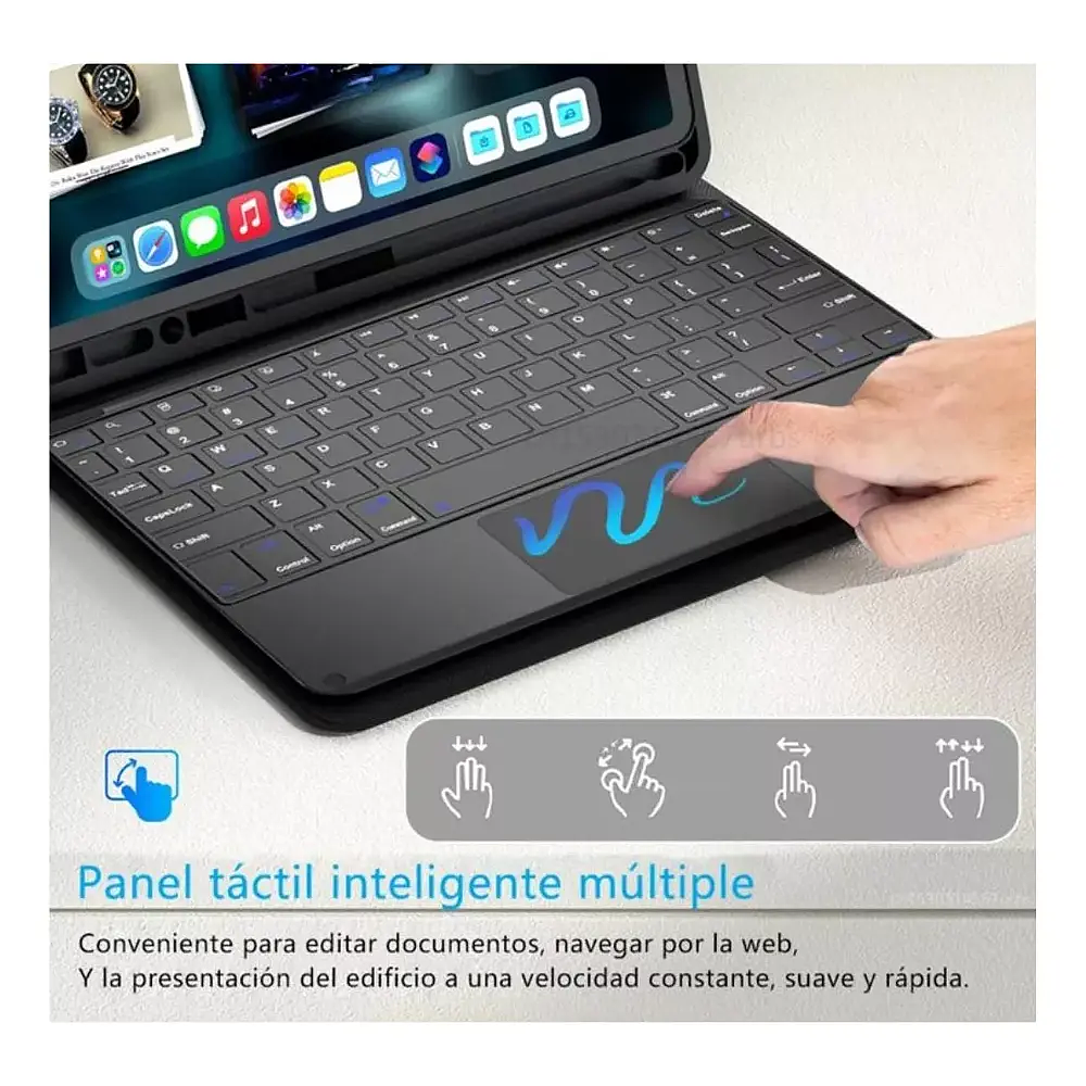Funda con Teclado Touchpad para iPad Pro M5 11 2025 