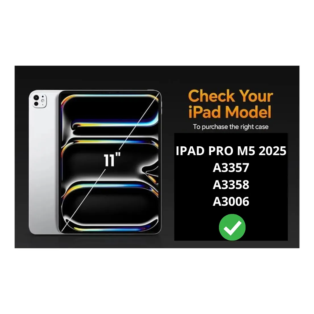 Funda con Teclado Touchpad para iPad Pro M5 11 2025 