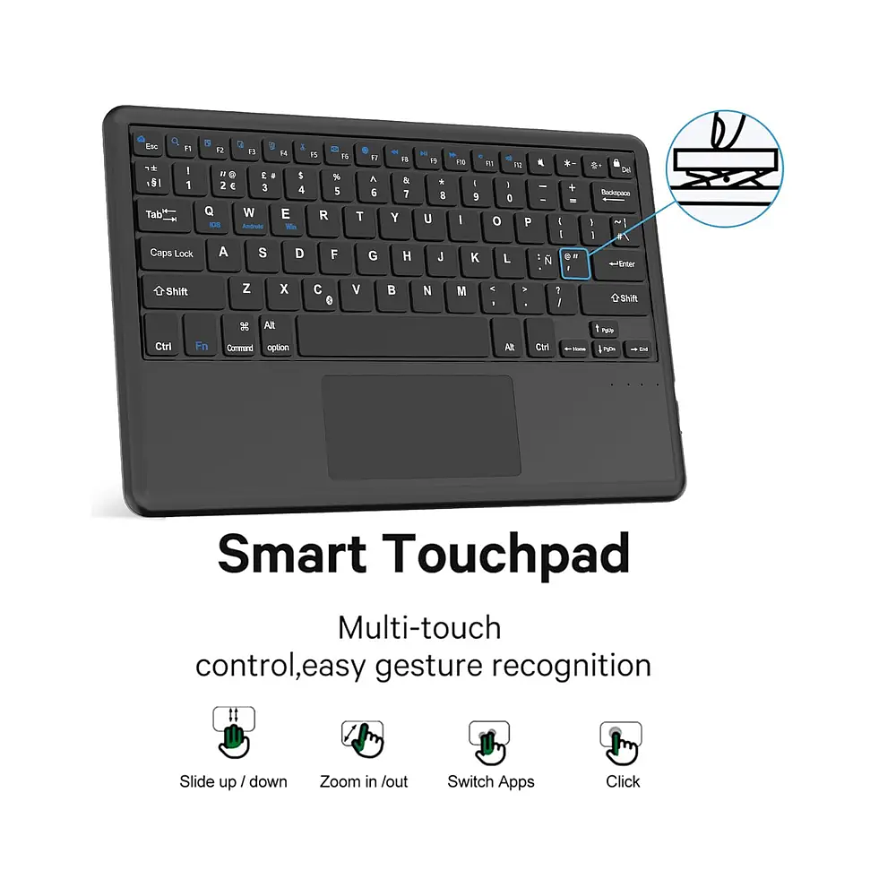 Funda con Teclado Touchpad para iPad Pro M5 11 2025 