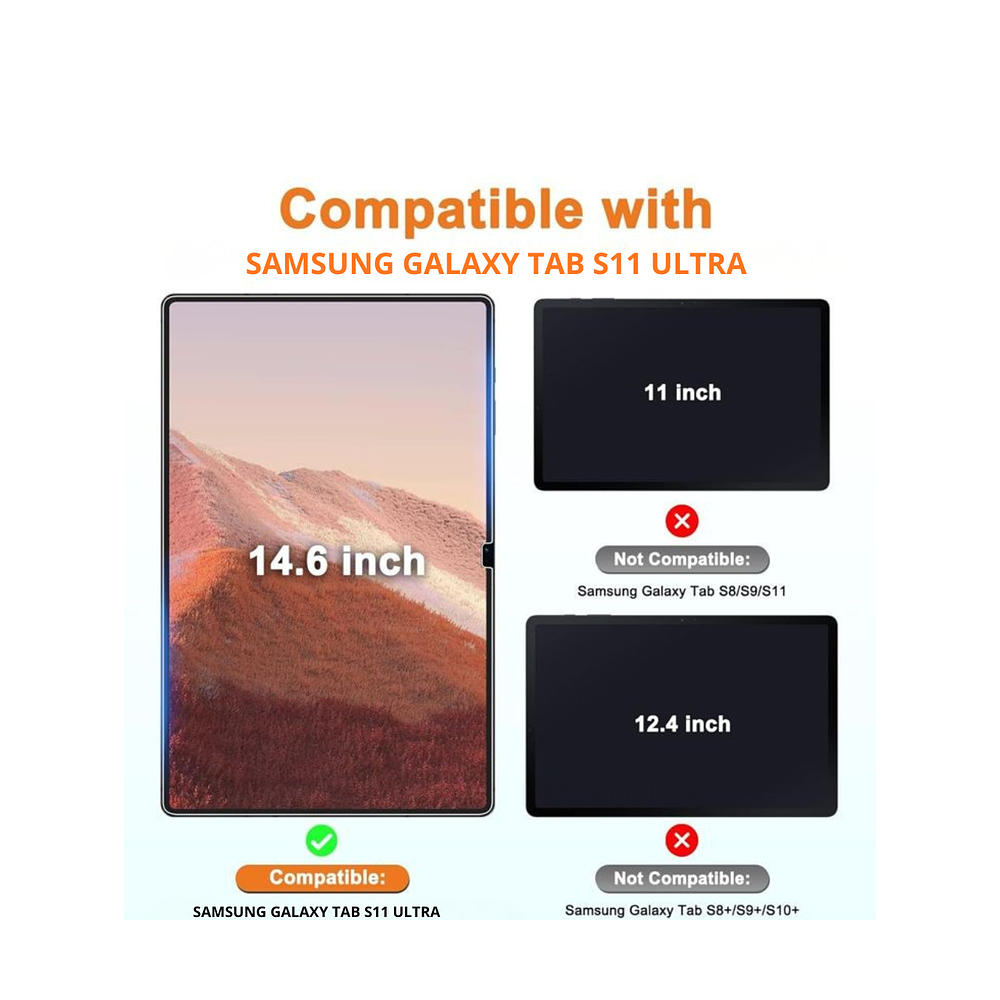 Lámina De Vidrio Para Samsung Galaxy Tab S11 Ultra 14.6" 2025