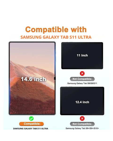 Lámina De Vidrio Para Samsung Galaxy Tab S11 Ultra 14.6" 2025