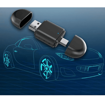 Adaptador Inalámbrico Carplay Para iPhone Y Android Auto 2 en 1 