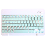 Kit de teclado y Mouse de 11 pulgadas en español inalámbrico Recargable Bluetooth 