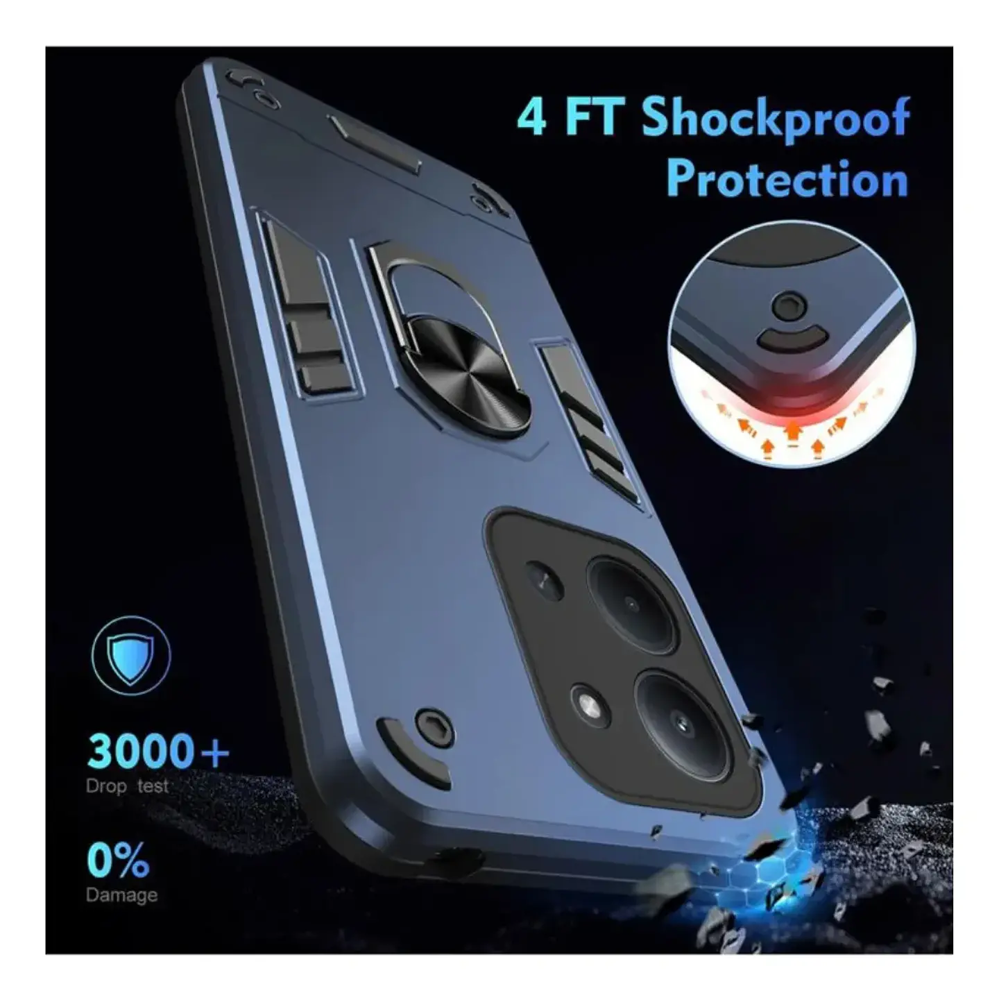 Carcasa Armor Antishock Para Xiaomi Redmi 15C 5G 11