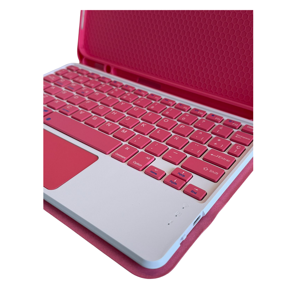 Funda Con Teclado Español Touchpad Para iPad 11 A16 2025 