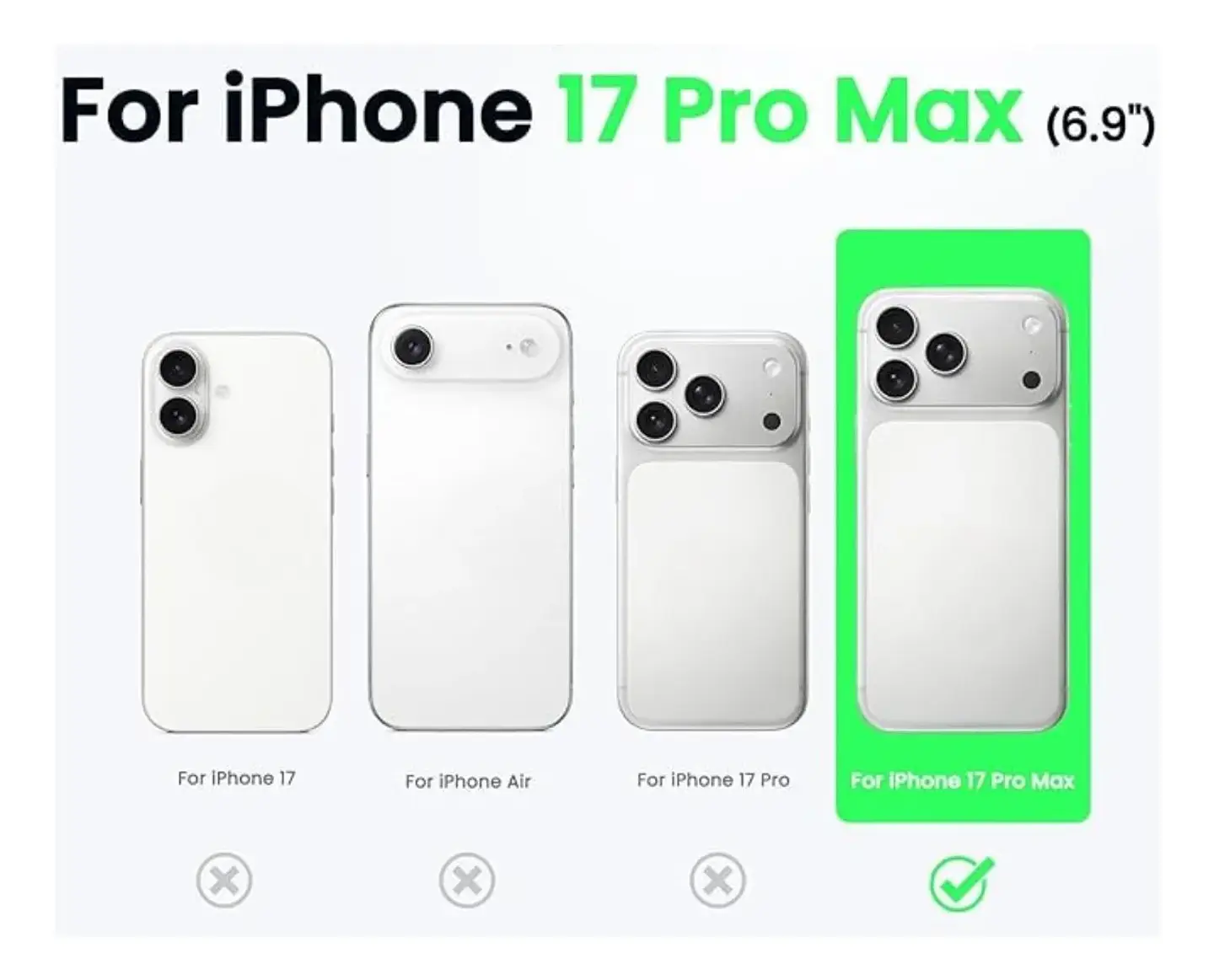 Carcasa Magsafe Con Bordes Para iPhone 17 Pro Max  2