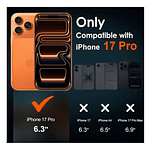 Carcasa Magsafe Con Bordes Para iPhone 17 Pro 