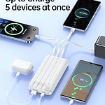 Power Bank (Cargador Portátil) de 20000 Mah Carga Rápida 