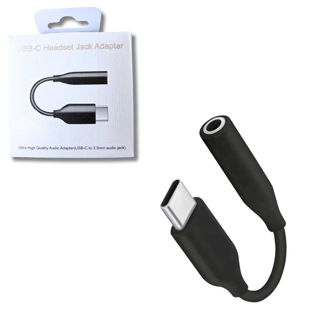 Adaptador Tipo C a Jack 3.5mm 