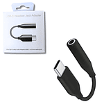 Adaptador Tipo C a Jack 3.5mm 