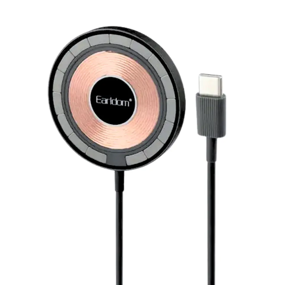 Cargador Inalámbrico Magnético de 15W Tipo MagSafe USB-C 3