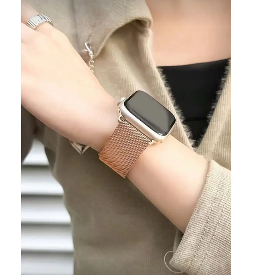 Correa Magnética Para Apple Watch 42mm 44mm 45mm 49mm Serie 10 46mm Serie 11 46mm  19