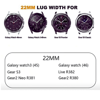 Correa Universal De Mujer Para Reloj Inteligente/Smartwach (Medida 22mm)  