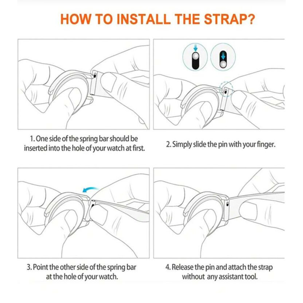 Correa Universal De Mujer Para Reloj Inteligente/Smartwach (Medida 22mm)  