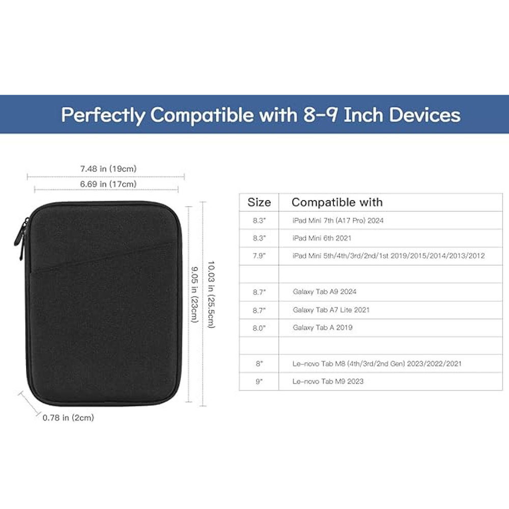Funda Bolso Impermeable Para Kindle/Tablet de 8 a 9 Pulgadas