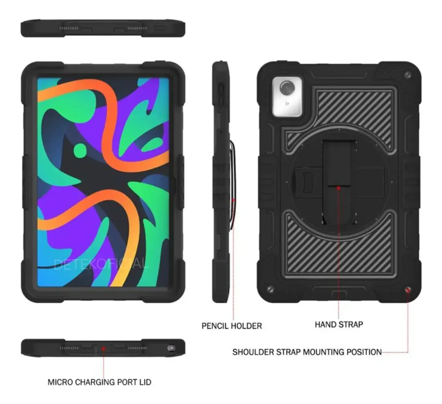 Funda Antigolpes Armadura Para Lenovo Idea Tab 11 2025  4