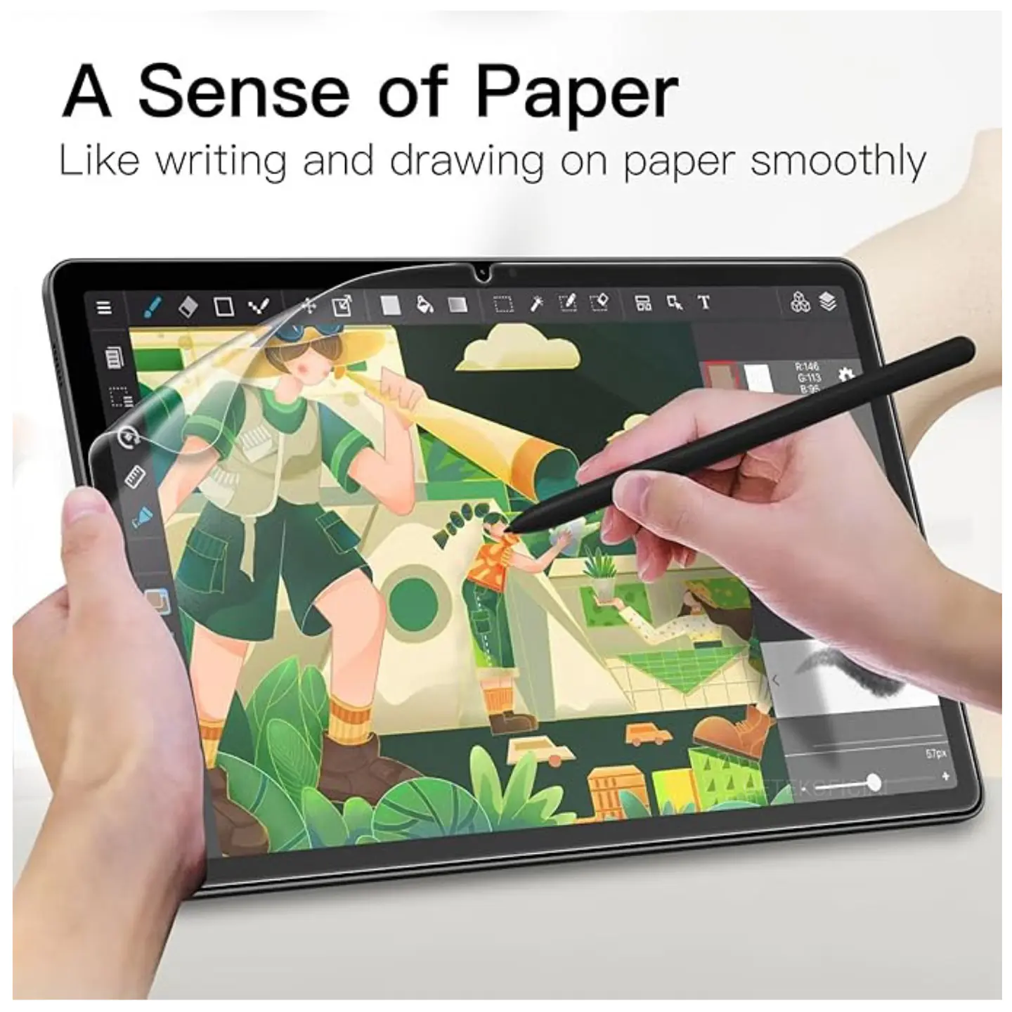 Lamina PaperLike Efecto Papel Para Lenovo Idea Tab 11 2025  7
