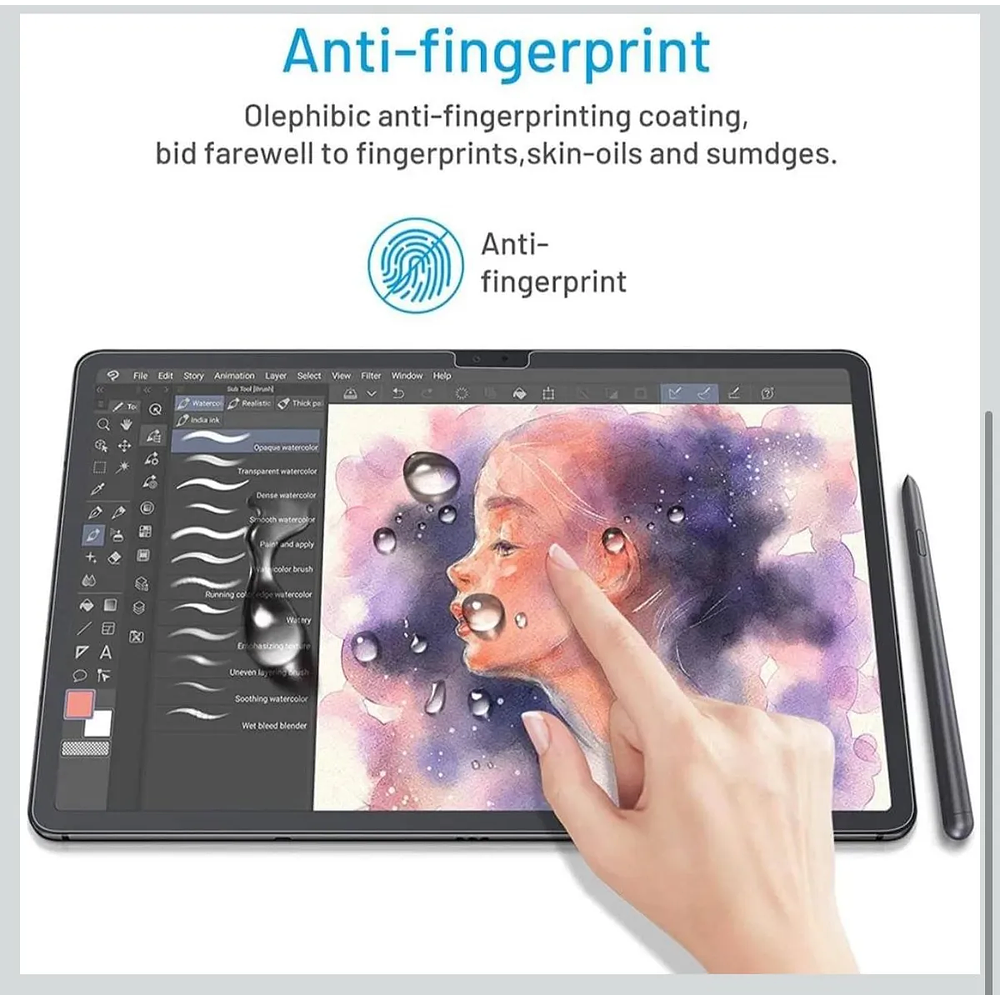 Lámina de Vidrio Matte premium Sensación papel para Lenovo Idea Tab 11 2025 