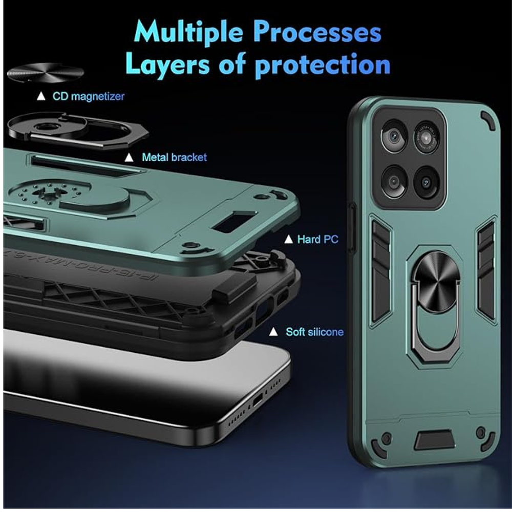 Carcasa Antigolpes Reforzada Para Motorola Edge 60 