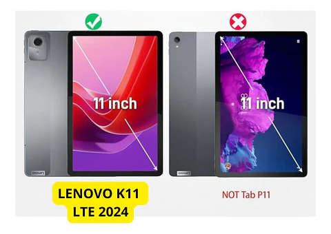 Funda Protectora 360° Giratoria Para Samsung Lenovo K11 Lte 2024 11"