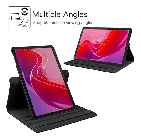 Funda Protectora 360° Giratoria Para Lenovo Tab K11e 2024 de 11" 