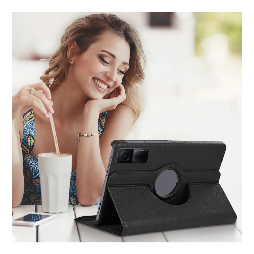 Funda Protectora 360° Giratoria Para Lenovo Tab K11e 2024 de 11" 