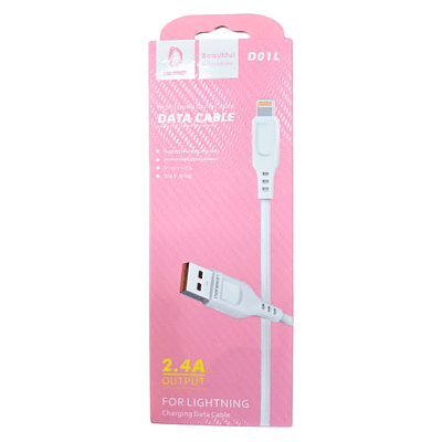 Cable USB-Lightning Carga Rápida 2.4A 