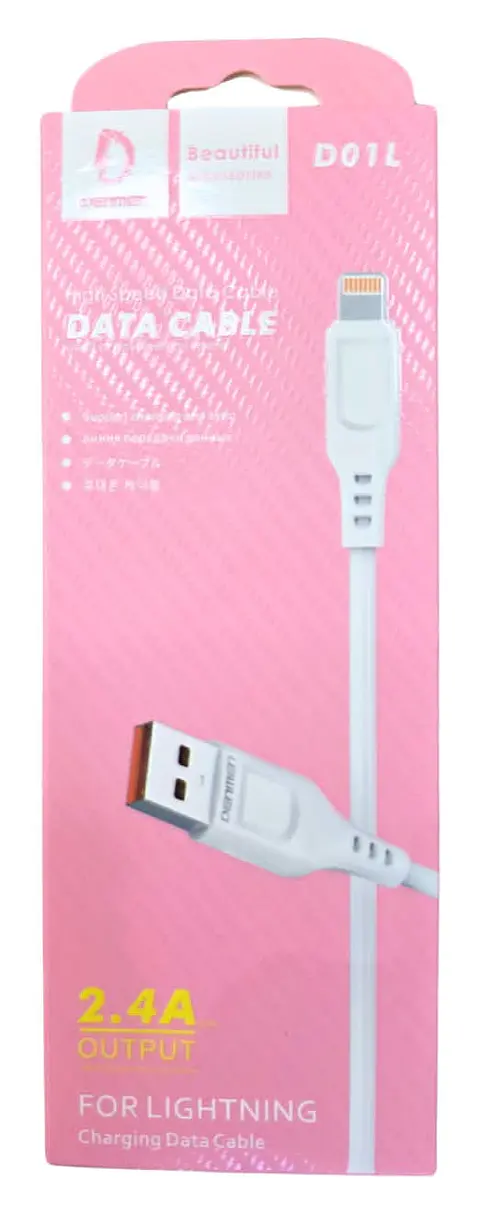 Cable USB-Lightning Carga Rápida 2.4A 
