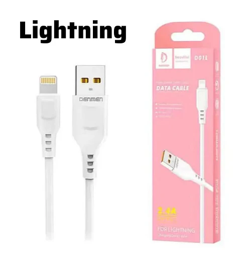 Cable USB-Lightning Carga Rápida 2.4A 