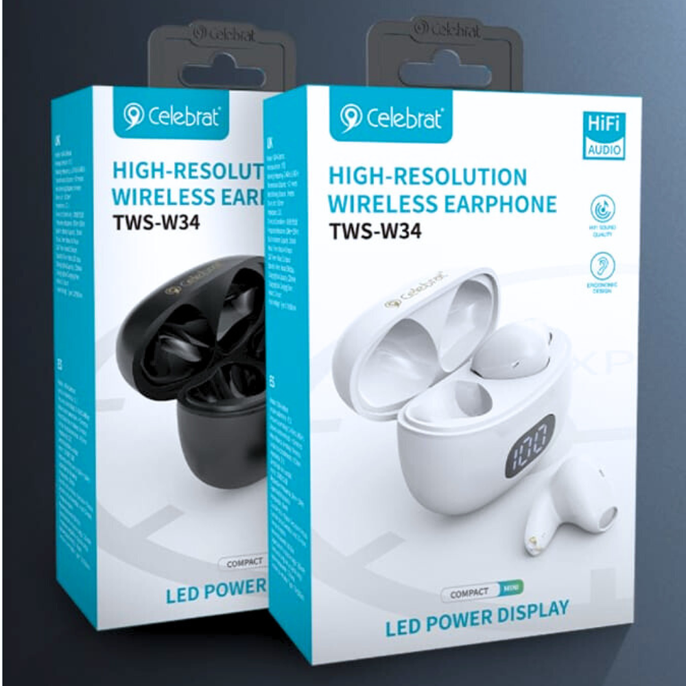 Audífonos Inalámbrico Celebrat con (Alta Resolución) 