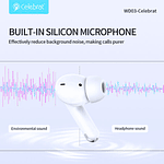 Audífonos Inalámbricos Celebrat Con Sonido HD y Micrófono