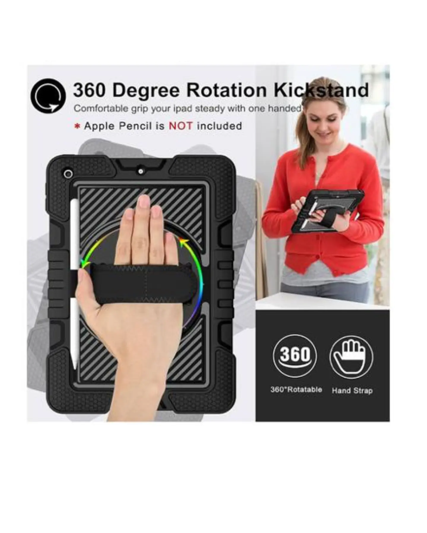Funda Antigolpes Armadura Para iPad 10.2 7ma 8va 9na Gen 6