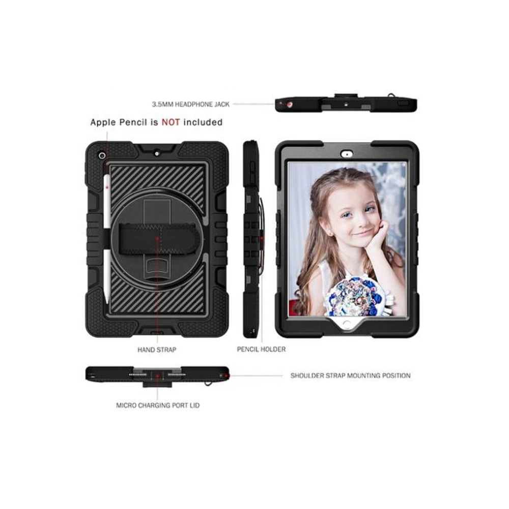 Funda Antigolpes Armadura Para iPad 10.2 7ma 8va 9na Gen