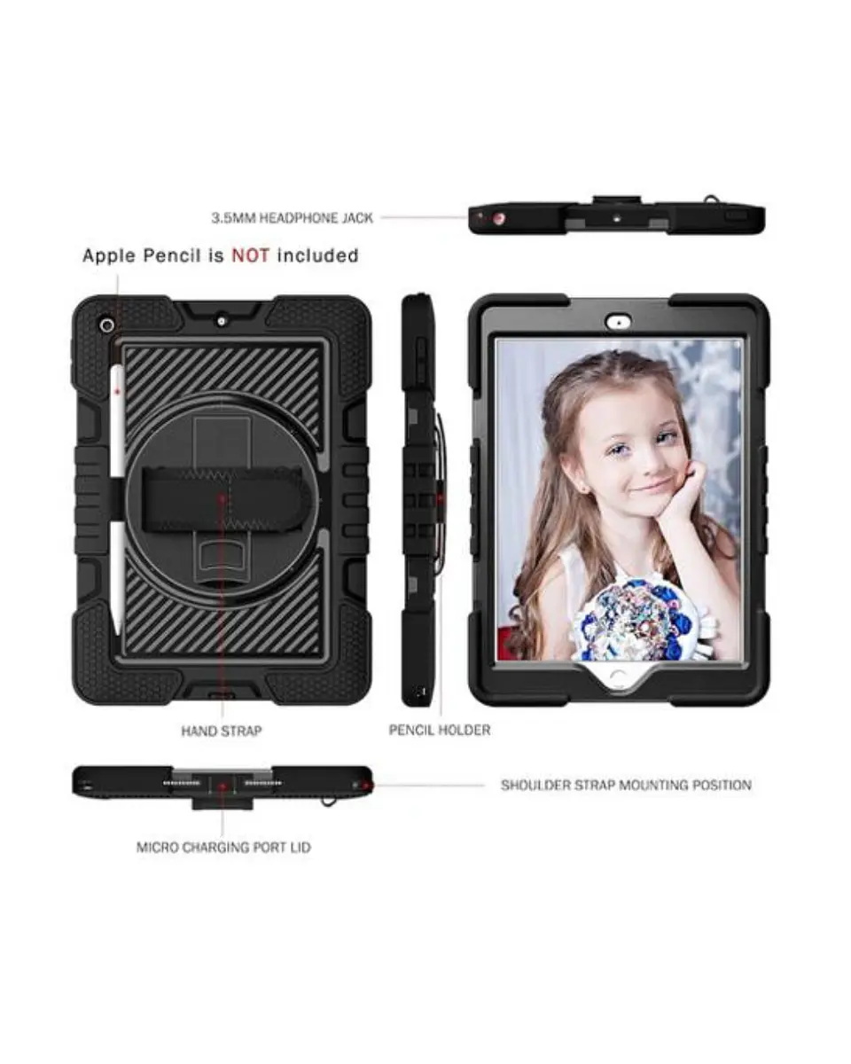 Funda Antigolpes Armadura Para iPad 10.2 7ma 8va 9na Gen 4