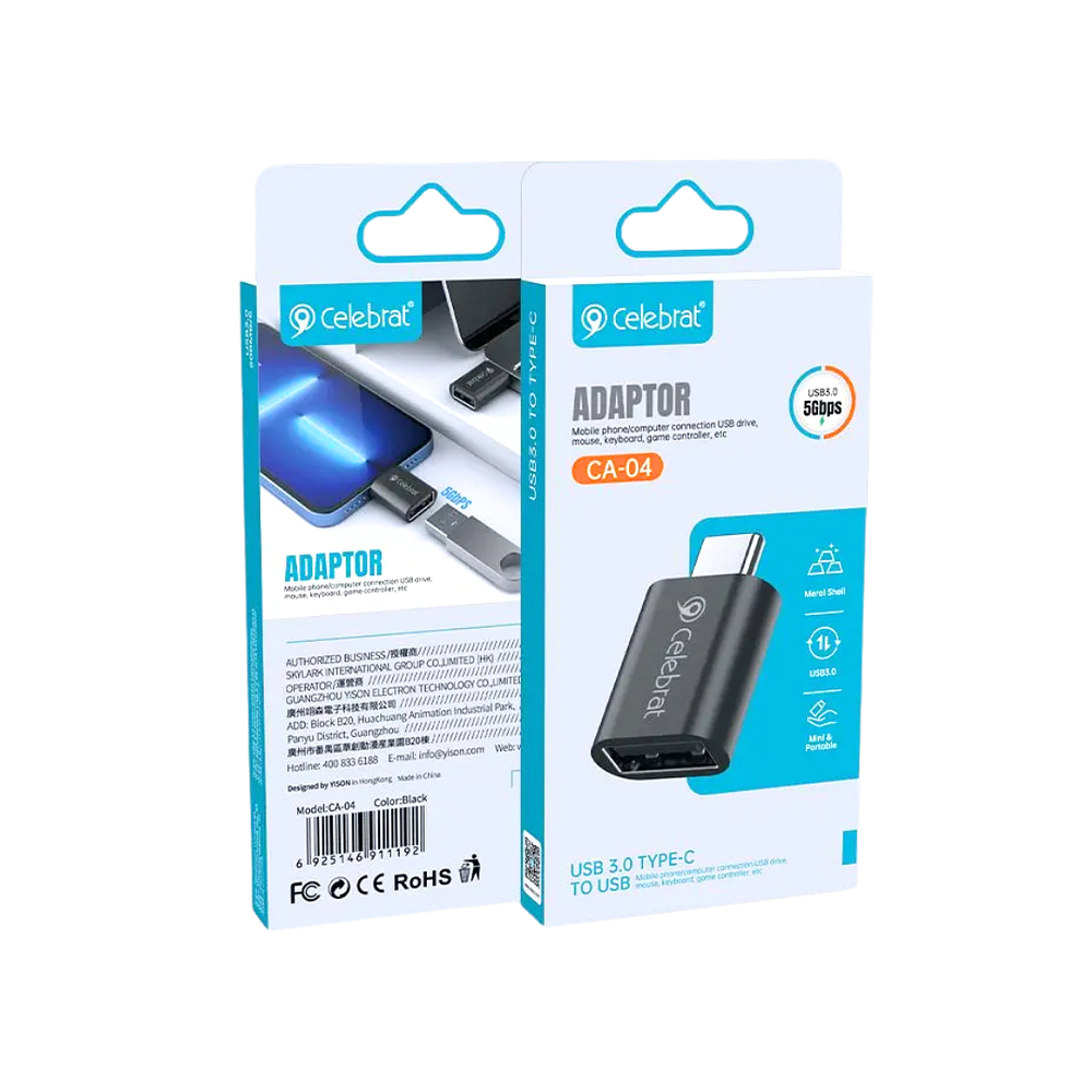 Adaptador OTG Tipo C a USB A de 3.0/5Gbps 