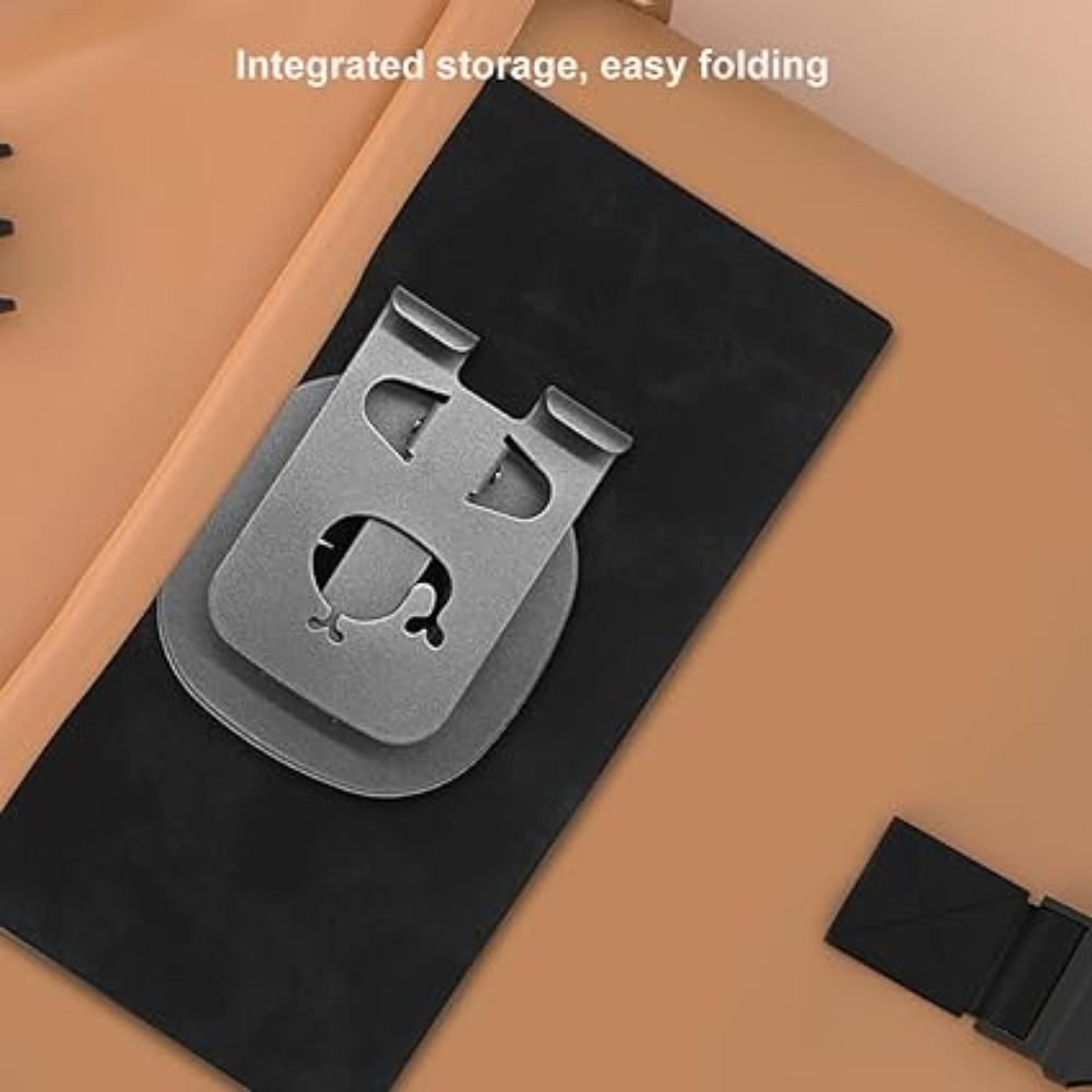 Soporte de Mesa de Acero para Tablet y Celular 360° Giratorio 