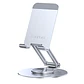 Soporte de Aluminio de Mesa y Escritorio para Celular y Tablet con Rotación 360° - Miniatura 1