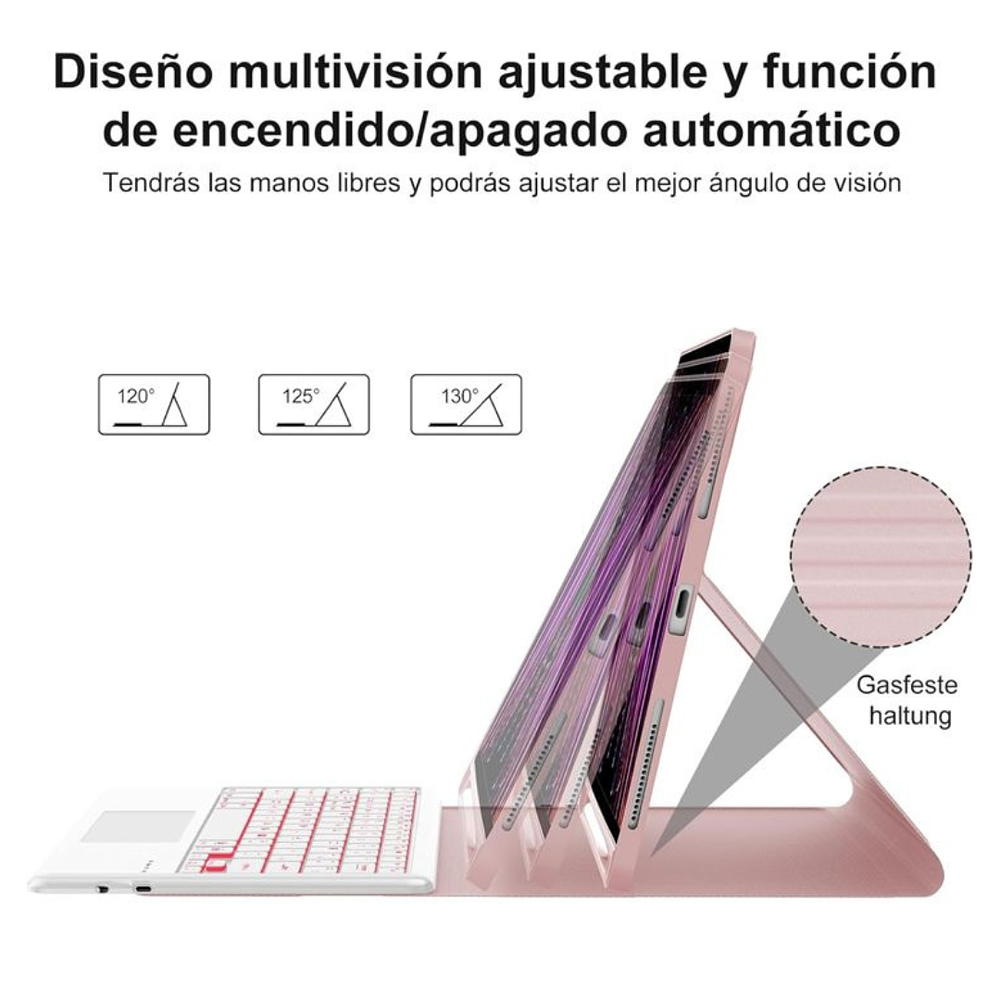 Funda con teclado Touchpad Para iPad Pro 11 2018 2020 2021 2022