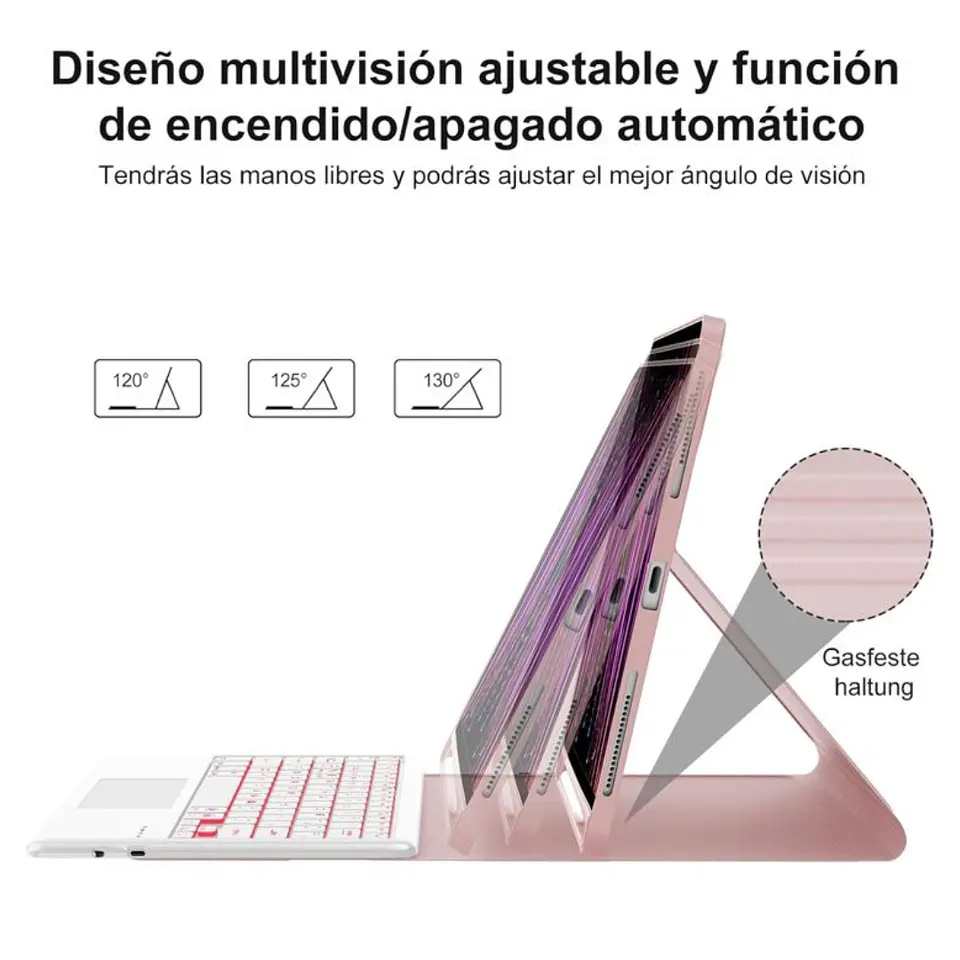 Funda con teclado Touchpad Para iPad Pro 11 2018 2020 2021 2022 5