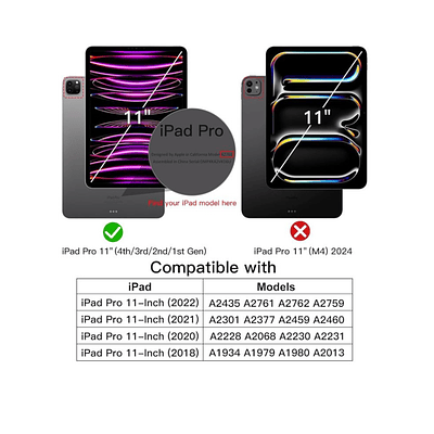 Funda con teclado Touchpad Para iPad Pro 11 2018 2020 2021 2022