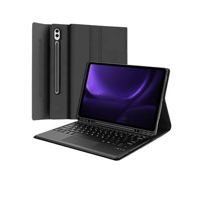 Funda Con Teclado Español Touchpad Para Samsung Galaxy S7+ / S8+ / S7 Fe 12.4