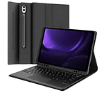 Funda Con Teclado Español Touchpad Para Samsung Galaxy S7+ / S8+ / S7 Fe 12.4