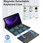 Funda Con Teclado Español Touchpad Para Samsung Galaxy S7+ / S8+ / S7 Fe 12.4